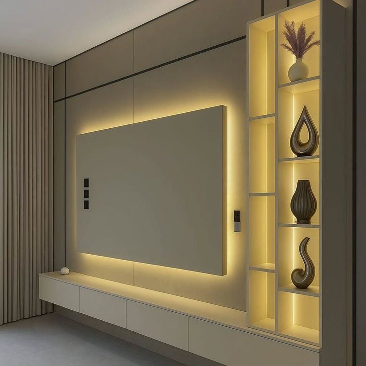 TV Console with POP combination